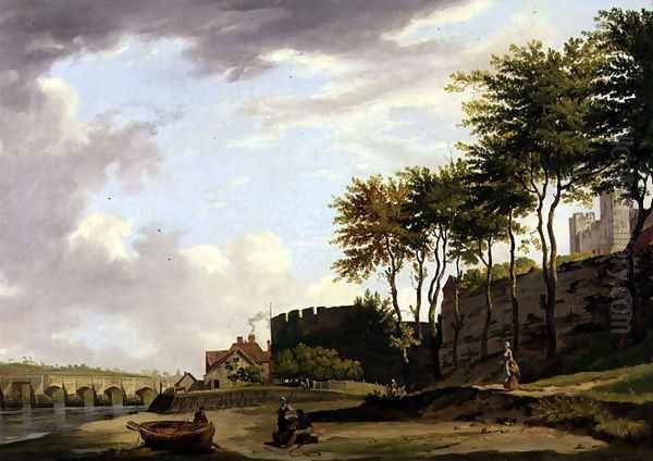 The Medway at Rochester, 1776 Oil Painting by Francis Wheatley