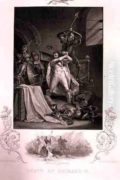 The Death of Richard II, from the play by William Shakespeare (1564-1616) engraved by J. Rogers Oil Painting by Francis Wheatley