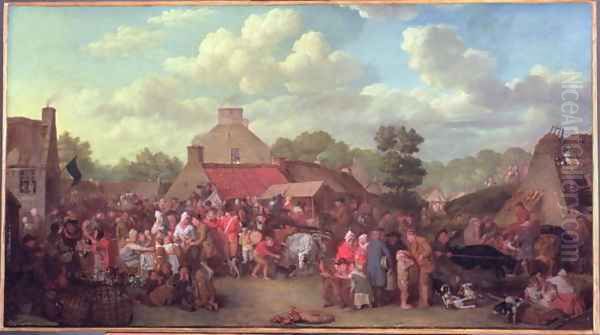 Pitlessie Fair, 1804 Oil Painting by Sir David Wilkie