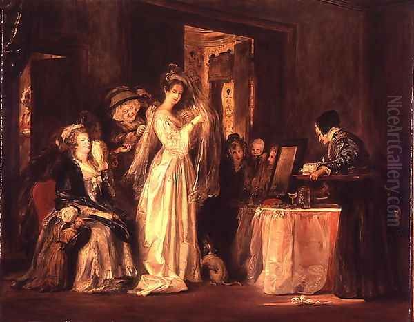 The Bride at her Toilet, 1838 Oil Painting by Sir David Wilkie