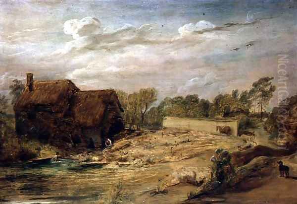 Sheep Washing in Wiltshire Oil Painting by Sir David Wilkie