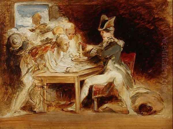 Nelsons Ghost Oil Painting by Sir David Wilkie