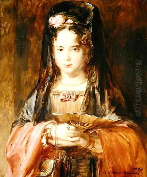 The Spanish Girl, 1828 Oil Painting by Sir David Wilkie