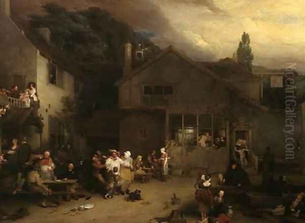 The Village Holiday Oil Painting by Sir David Wilkie