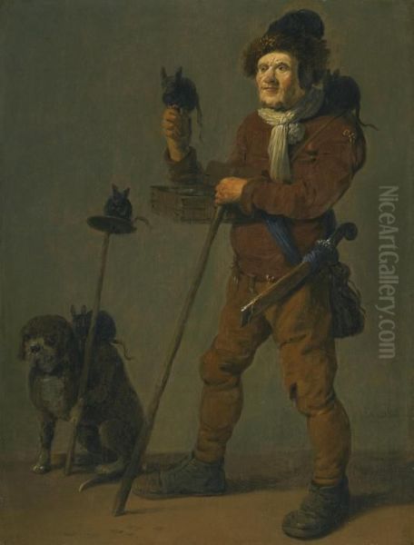 The Rat-catcher Oil Painting by Pieter de Bloot