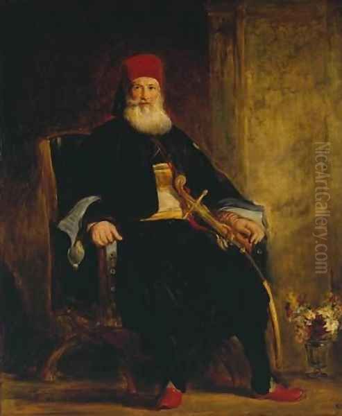 His Highness Muhemed Ali, Pacha of Egypt Oil Painting by Sir David Wilkie