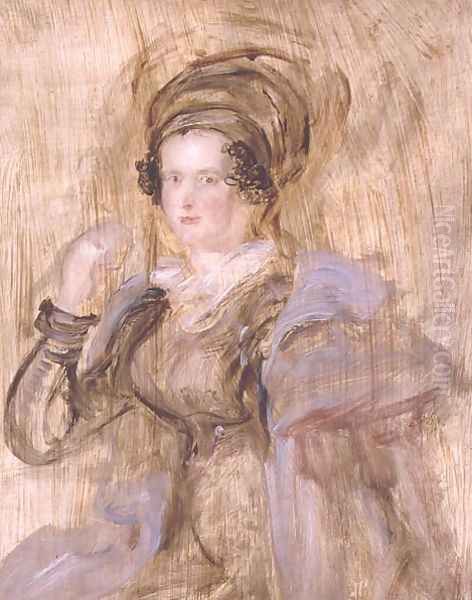 Portrait of Maria, Lady Chalcott Oil Painting by Sir David Wilkie