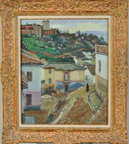 vue De Village Oil Painting by Paul De Castro