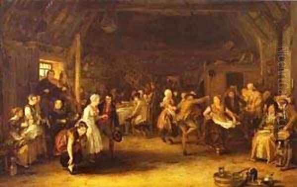 The Penny Wedding 1818 Oil Painting by Sir David Wilkie