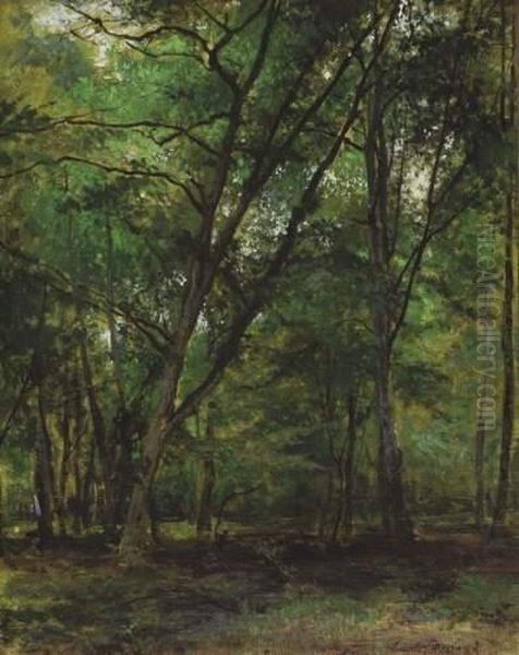 In Het Bos Oil Painting by Cesar De Cock