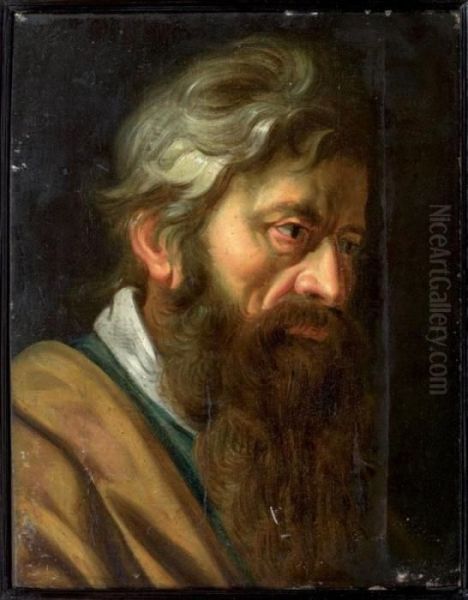 Portrait D'homme Barbu Oil Painting by Gaspar De Crayer