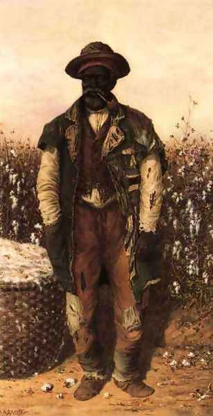 Cotton Picker Oil Painting by William Aiken Walker