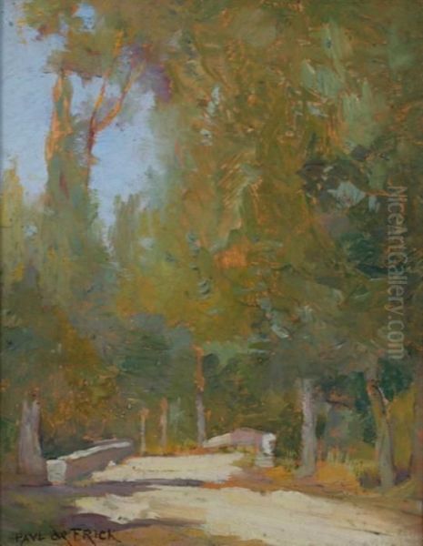 Summer Landscape Oil Painting by Paul De Frick