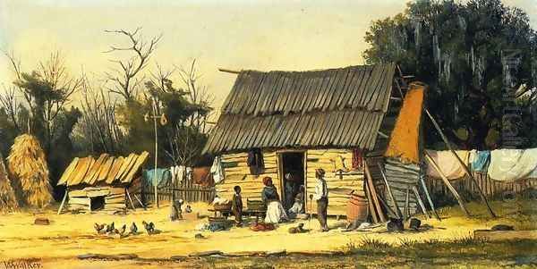 Daily Chores Oil Painting by William Aiken Walker