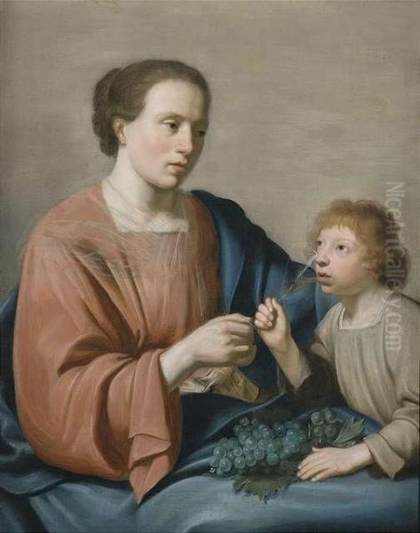 Allegorie Des Geschmacks Oil Painting by Pieter de Grebber