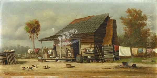 Cabin 3 Oil Painting by William Aiken Walker