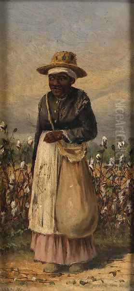 Cotton picker 3 Oil Painting by William Aiken Walker