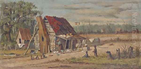 Cabin 2 Oil Painting by William Aiken Walker