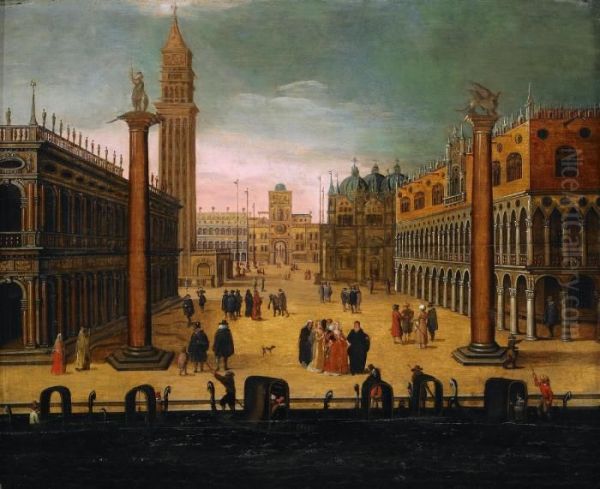 Venedig Oil Painting by Kerstiaen De Keuninck The Elder