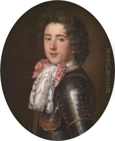 Portrait Of A Young Aristocrat Oil Painting by Nicolas de Largillierre