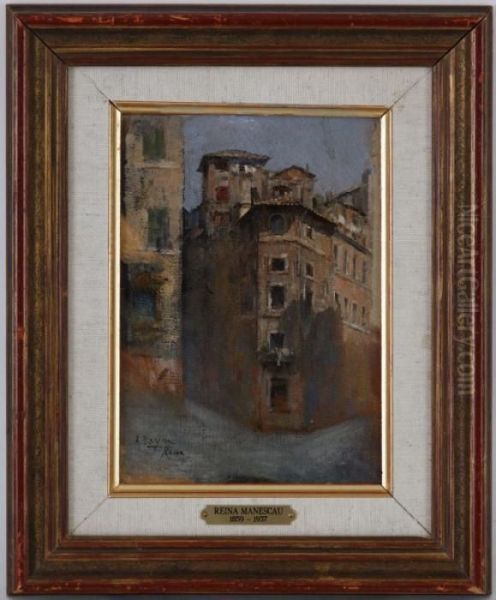 Paysage Urbain Oil Painting by Antonio Maria de Reyna