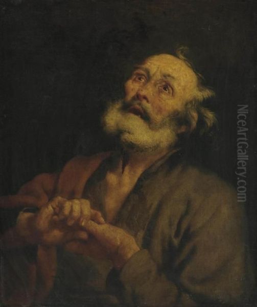 Saint Peter Oil Painting by Jusepe de Ribera