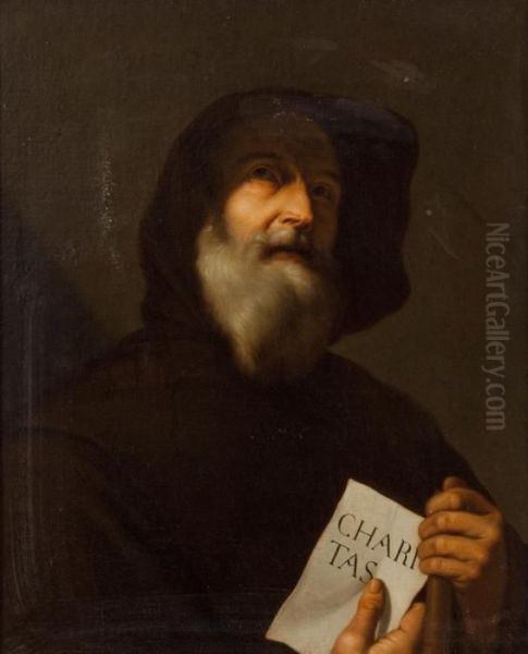 Ritratto Di San Francesco Di Paola Oil Painting by Jusepe de Ribera