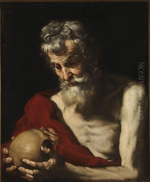 Saint Jerome Oil Painting by Jusepe de Ribera