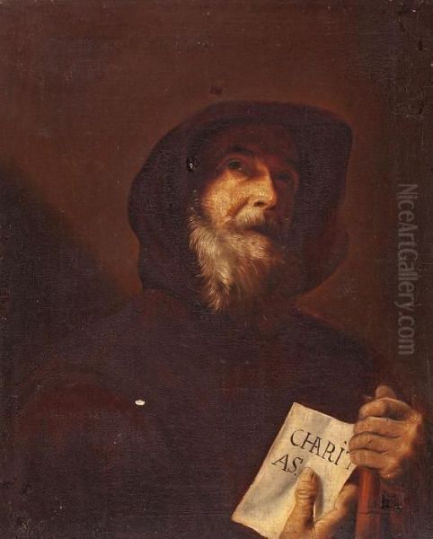 San Francisco De Paula Oil Painting by Jusepe de Ribera