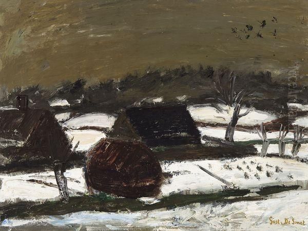 Neige Sombre Oil Painting by Gustave De Smet