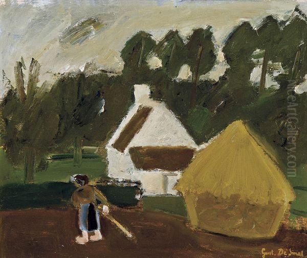 Faucheuse Oil Painting by Gustave De Smet