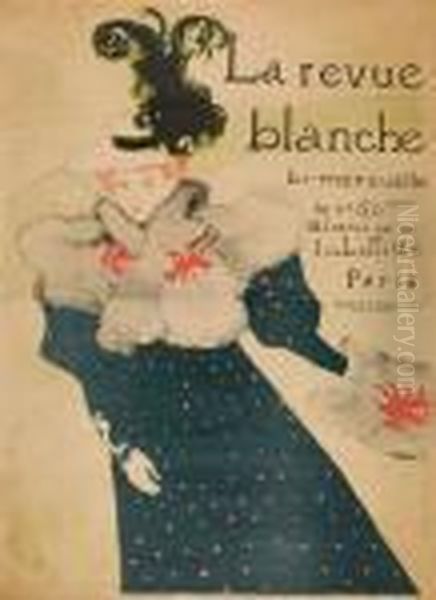 La Revue Blanche - Plakat Oil Painting by Henri De Toulouse-Lautrec