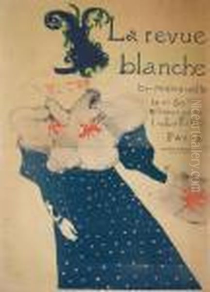 La Revue Blanche Oil Painting by Henri De Toulouse-Lautrec