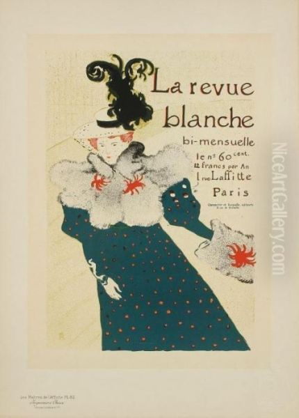 La Revue Blanche Oil Painting by Henri De Toulouse-Lautrec