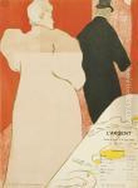 L'argent. Oil Painting by Henri De Toulouse-Lautrec