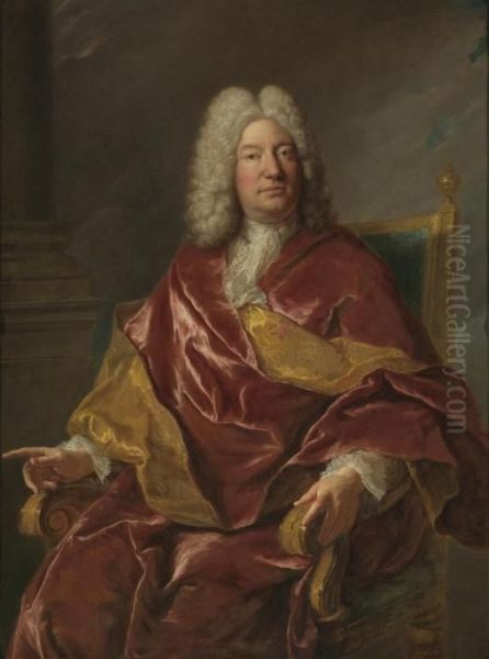 Portrait Of A Man Oil Painting by Francois de Troy