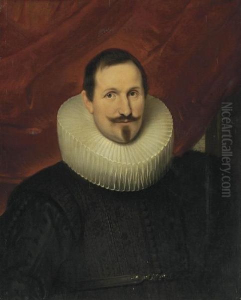 Portrait Of A Gentleman Oil Painting by Cornelis De Vos