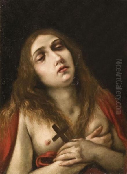 Maddalena Penitente Oil Painting by Francesco del Cairo