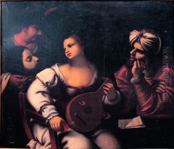 Salome Oil Painting by Pietro Della Vecchio