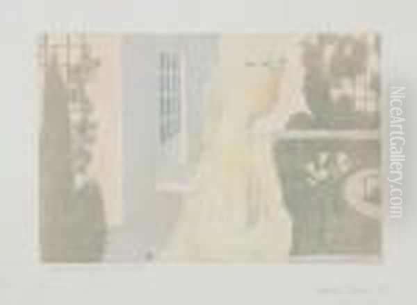 La Vie Devient Precieuse, Discrete Oil Painting by Maurice Denis