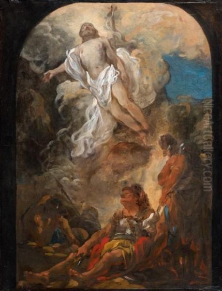 La Resurrection Du Christ Oil Painting by Jean-baptiste Deshays