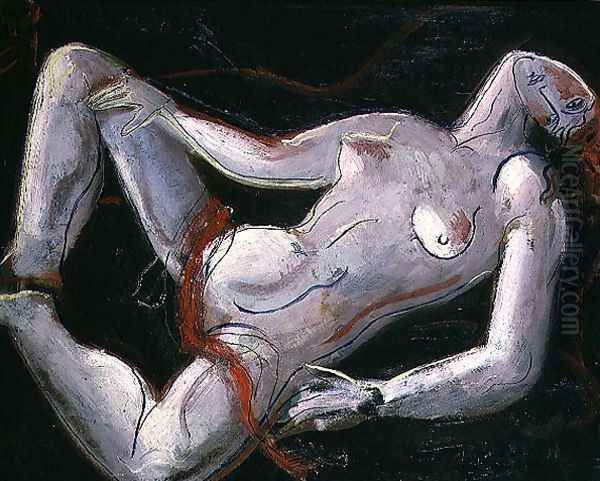 Reclining Nude Oil Painting by Christopher Wood