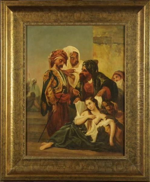 L'esclave Blanche Oil Painting by Louis Devedeux