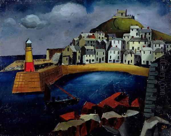 The Harbour, 1926 Oil Painting by Christopher Wood