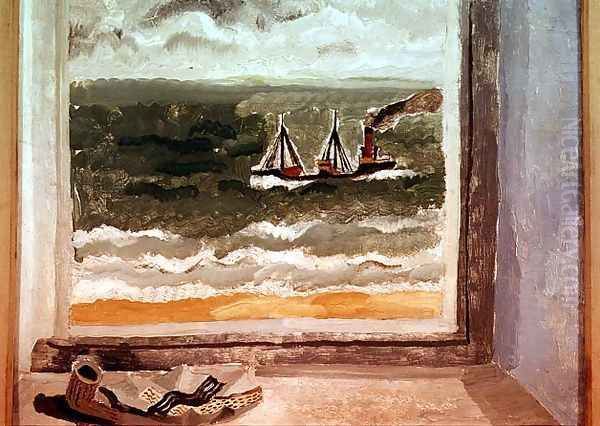 From a Cornish Window, 1928 Oil Painting by Christopher Wood