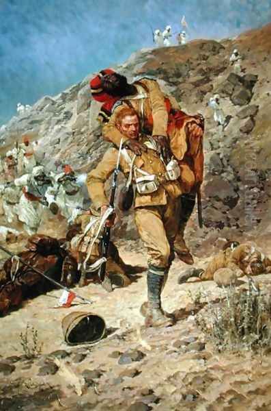 God Bless You Tommy Atkins, 1899 Oil Painting by Richard Caton Woodville