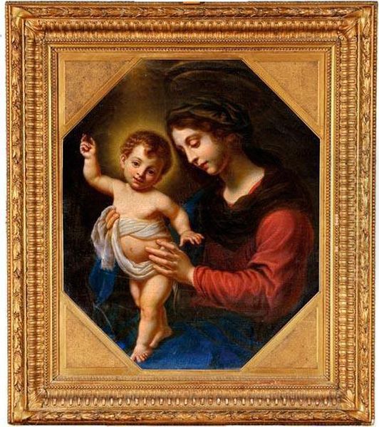 Madonna A Gyermek Jezussal Oil Painting by Carlo Dolci