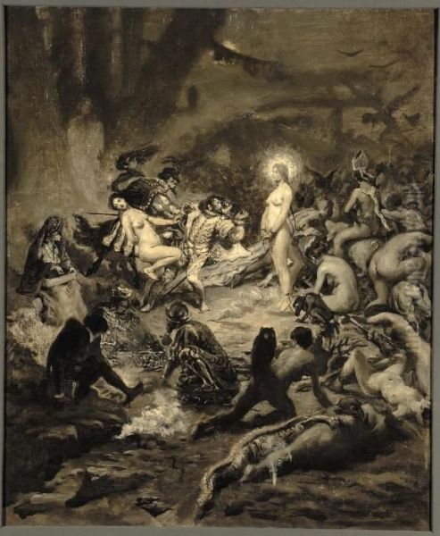 Scena Del Faust Oil Painting by Gustave Dore