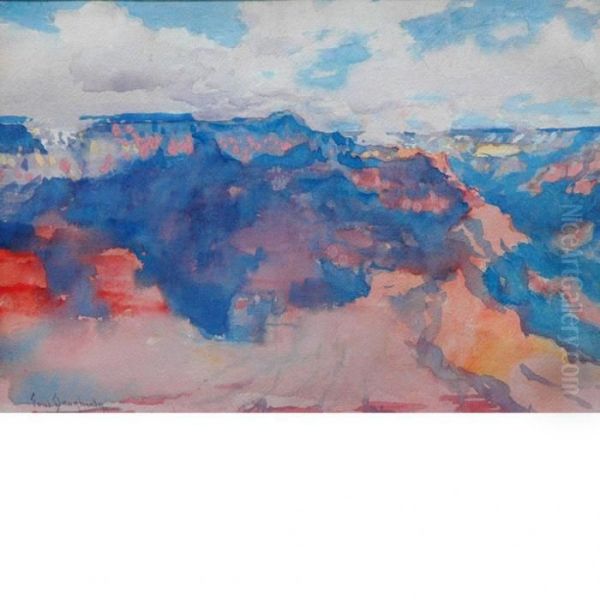 Cloud Shadows, Grand Canyon Oil Painting by Paul Dougherty