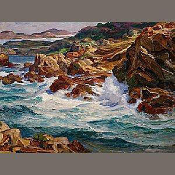 Point Lobos (california Highway) Oil Painting by Paul Dougherty